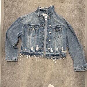 Distressed Denim Jacket